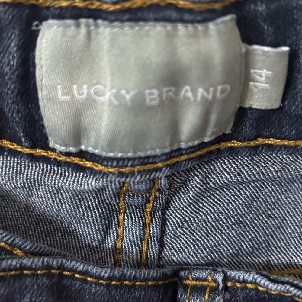 Lucky Brand Boys Classic Straight Leg Stretch Blue Jeans Denim Size 14 - Picture 3 of 7